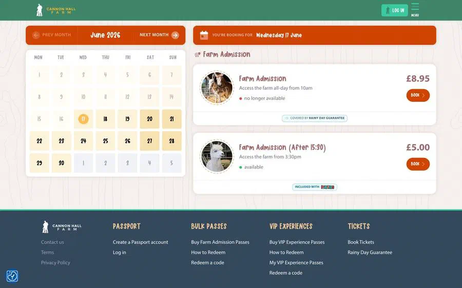 Cannon Hall Farm website