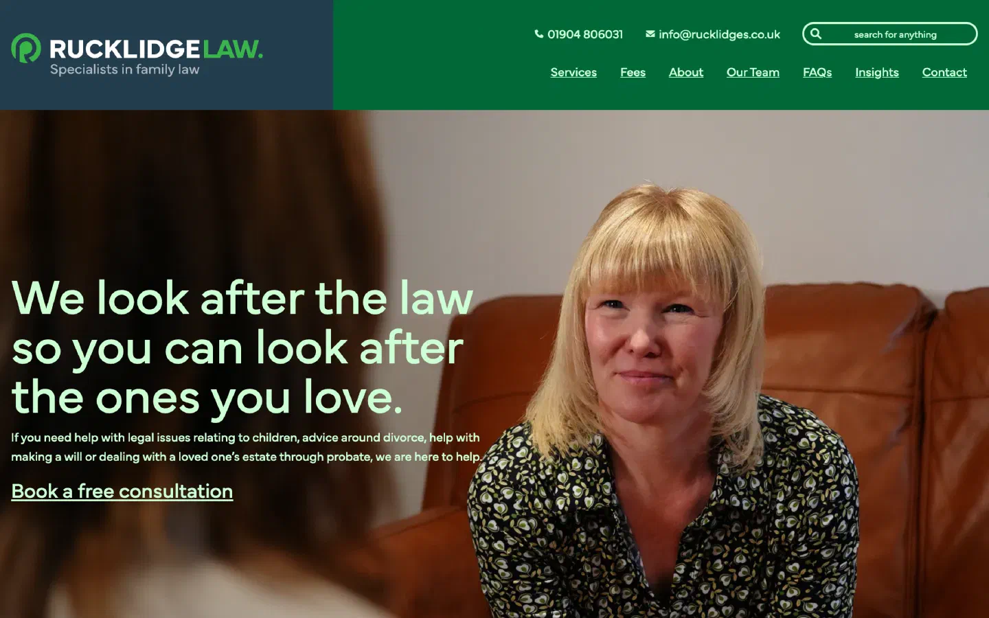 The Rucklidge Law website